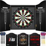 Winmau - Blade 360 Triple Core Dartboard & Cabinet Ready to Play Bundle -