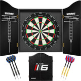 Winmau - Blade 360 Triple Core Dartboard & Cabinet Ready to Play Bundle - Blade 6