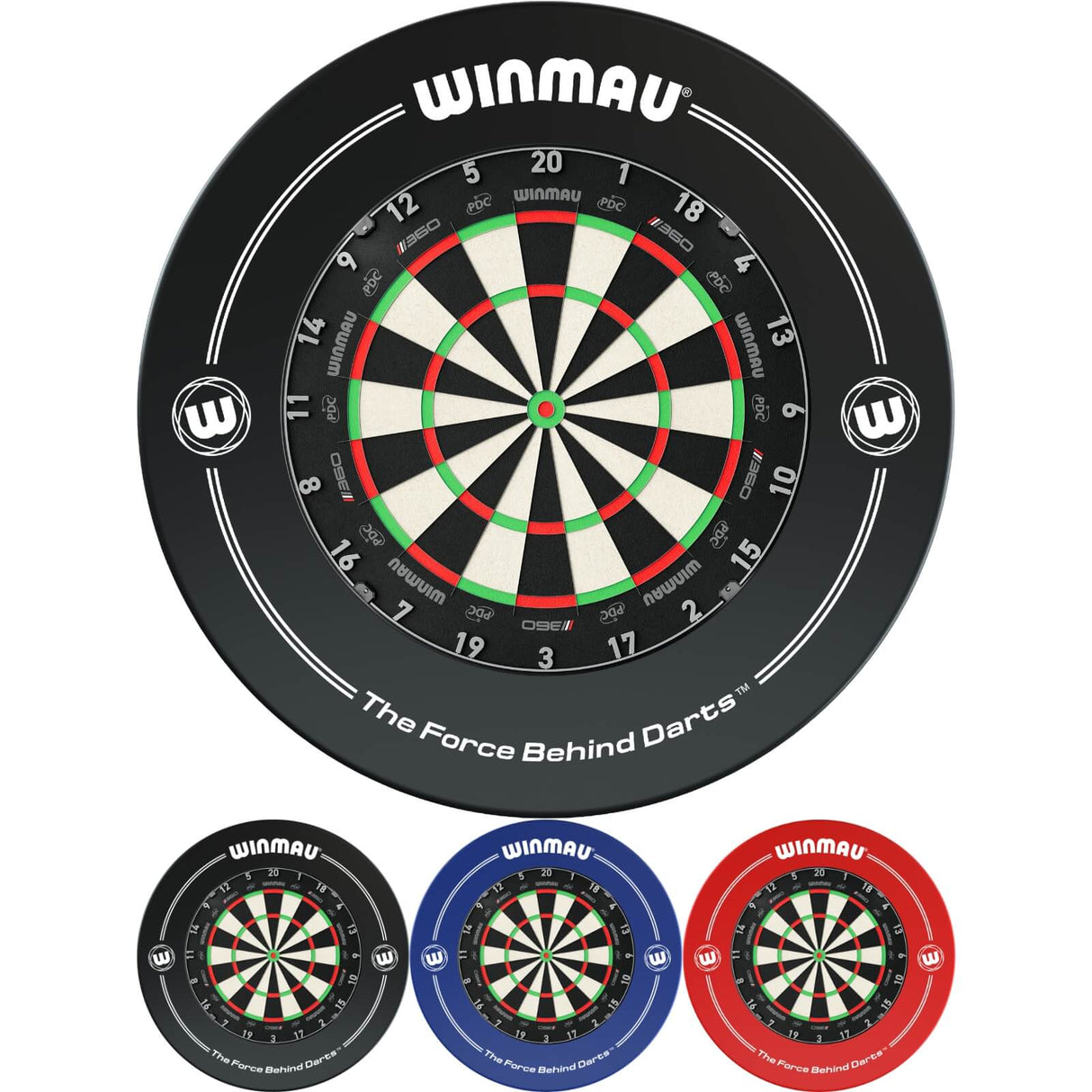 Winmau - Blade 360 Triple Core Dartboard & Surround Bundle -