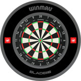 Winmau - Blade 360 Triple Core Dartboard & Surround Bundle - Pro-Line 1.0 Black