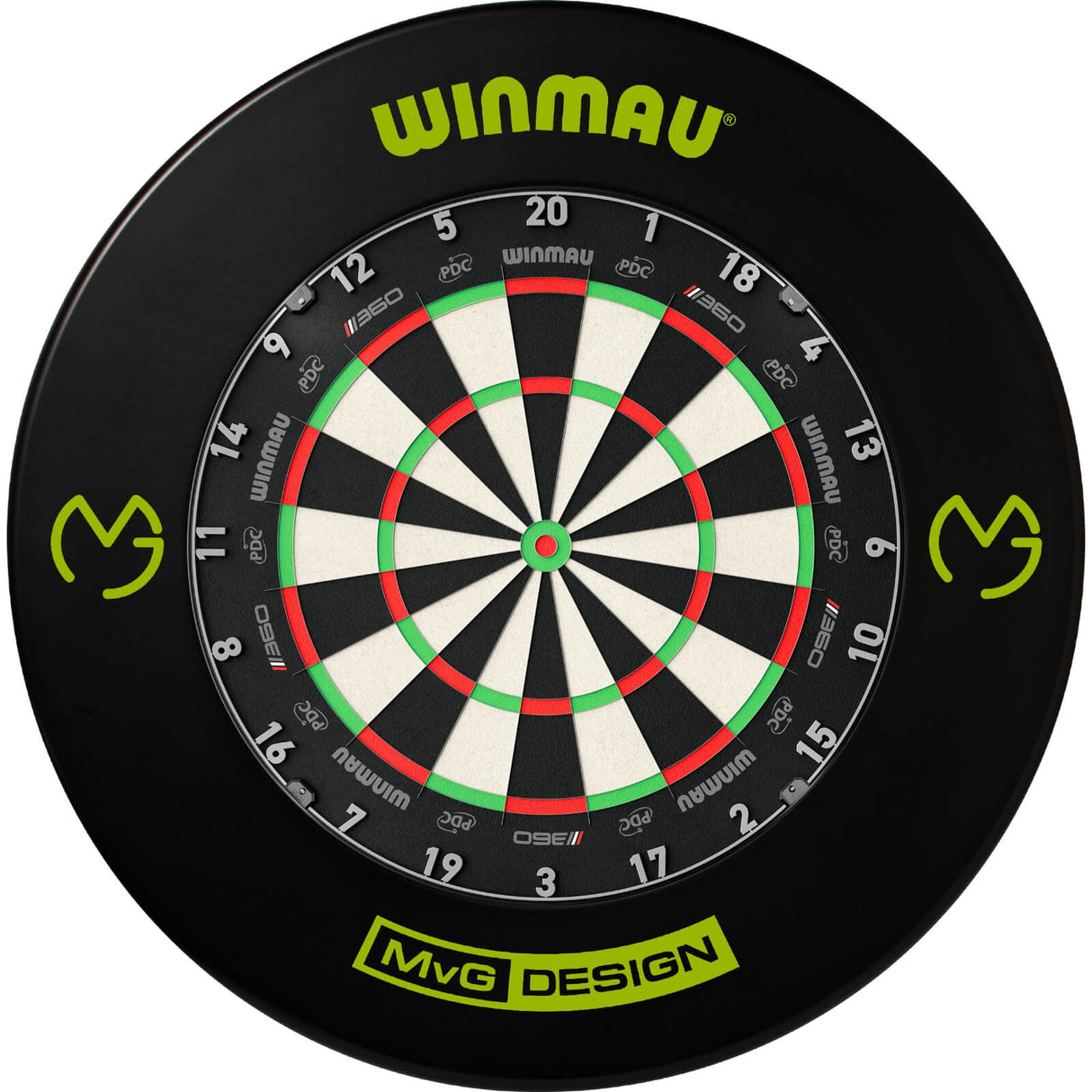 Winmau - Blade 360 Triple Core Dartboard & Player Edition Surround Bundle - Michael van Gerwen
