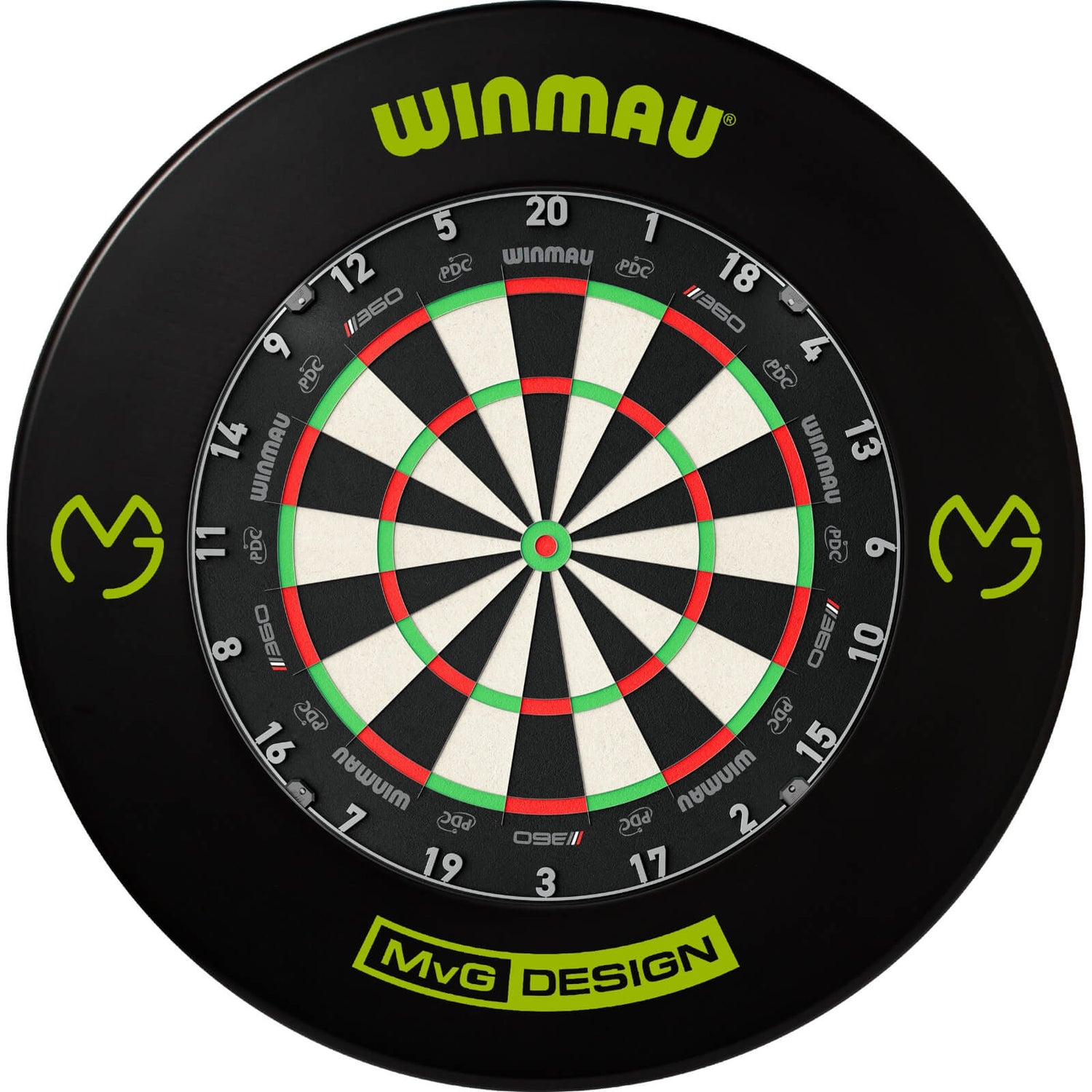 Winmau - Blade 360 Triple Core Dartboard & Player Edition Surround Bundle - Michael van Gerwen