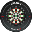 Winmau - Blade 360 Triple Core Dartboard & Surround Bundle - Black PDC