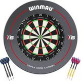 Winmau - Blade 360 Triple Core Dartboard & Surround Ready to Play Bundle - Blade 6