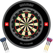 Winmau - Blade 6 Dartboard & Surround Ready to Play Bundle - Pro-Line 1.0 Black