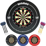 Winmau - Blade 6 Dual Core Dartboard & Surround Ready to Play Bundle -