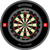 Winmau - Blade 6 Dual Core Dartboard & Surround Bundle - Pro-Line 1.0 Black