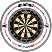 Winmau - Blade 6 Dual Core Dartboard & Surround Bundle - Pro-Line White