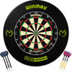 Winmau - Blade 6 Dual Core Dartboard & Player Edition Surround Ready to Play Bundle - Michael van Gerwen