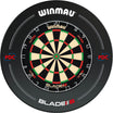 Winmau - Blade 6 Dual Core Dartboard & Surround Bundle - Black PDC