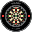 Winmau - Blade 6 Dartboard & Surround Bundle - Pro-Line 1.0 Black
