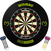 Winmau - Blade 6 Dartboard & Player Edition Surround Ready to Play Bundle - Michael van Gerwen