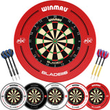 Winmau - Blade 6 Triple Core Dartboard & Surround Ready to Play Bundle -