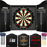 Winmau - Blade 6 Triple Core Dartboard & Cabinet Ready to Play Bundle -