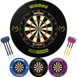 Winmau - Blade 6 Triple Core Dartboard & Player Edition Surround Ready to Play Bundle -