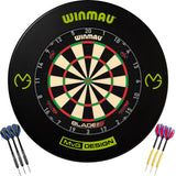 Winmau - Blade 6 Triple Core Dartboard & Player Edition Surround Ready to Play Bundle - Michael van Gerwen