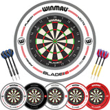 Winmau - Blade X Dartboard & Surround Ready to Play Bundle -