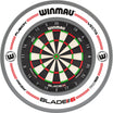 Winmau - Blade X Dartboard & Surround Bundle - Pro-Line White