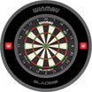 Winmau - Blade X Dartboard & Surround Bundle - Pro-Line 1.0 Black
