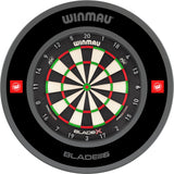 Winmau - Blade X Dartboard & Surround Bundle - Pro-Line 1.0 Black