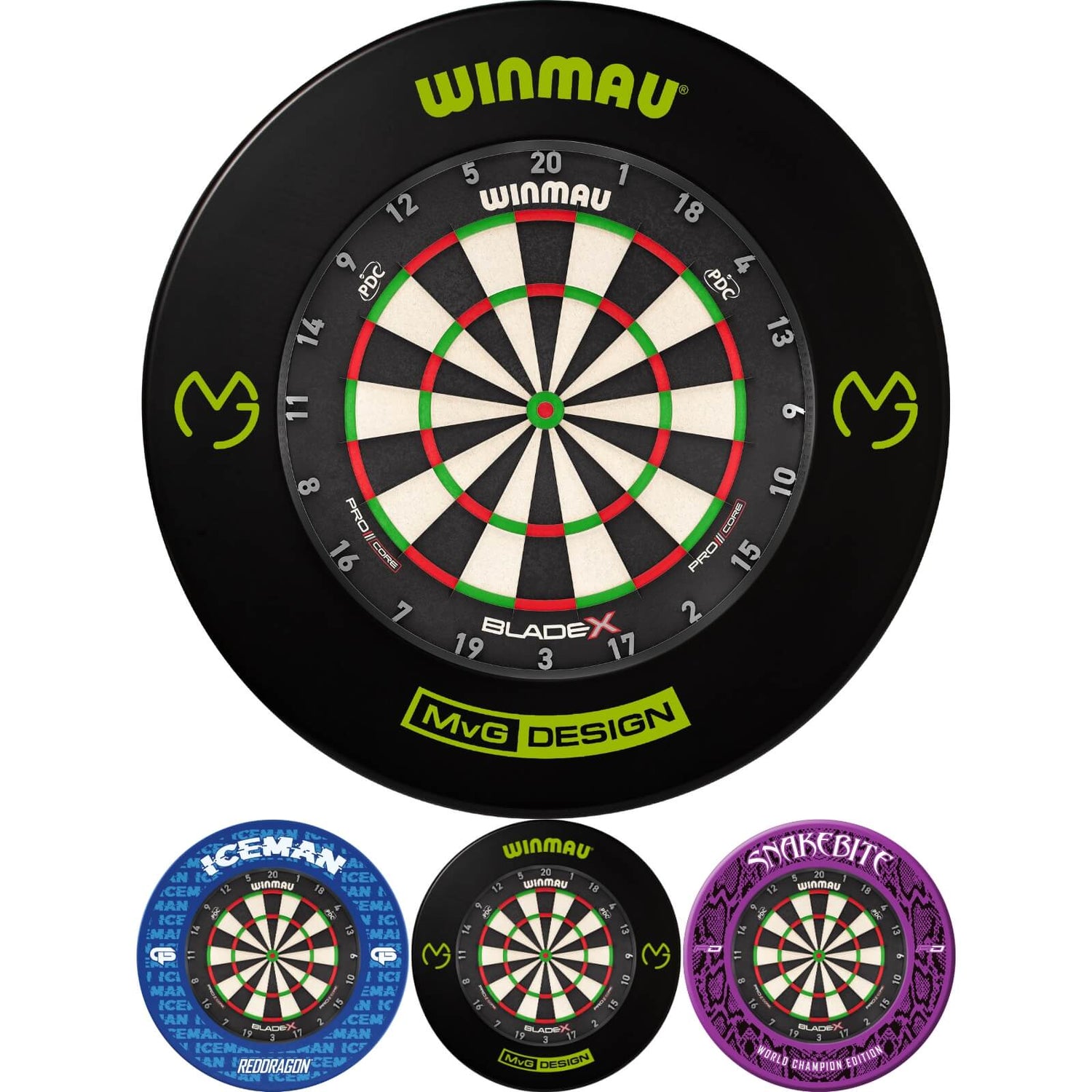 Winmau - Blade X Dartboard & Player Edition Surround Bundle -