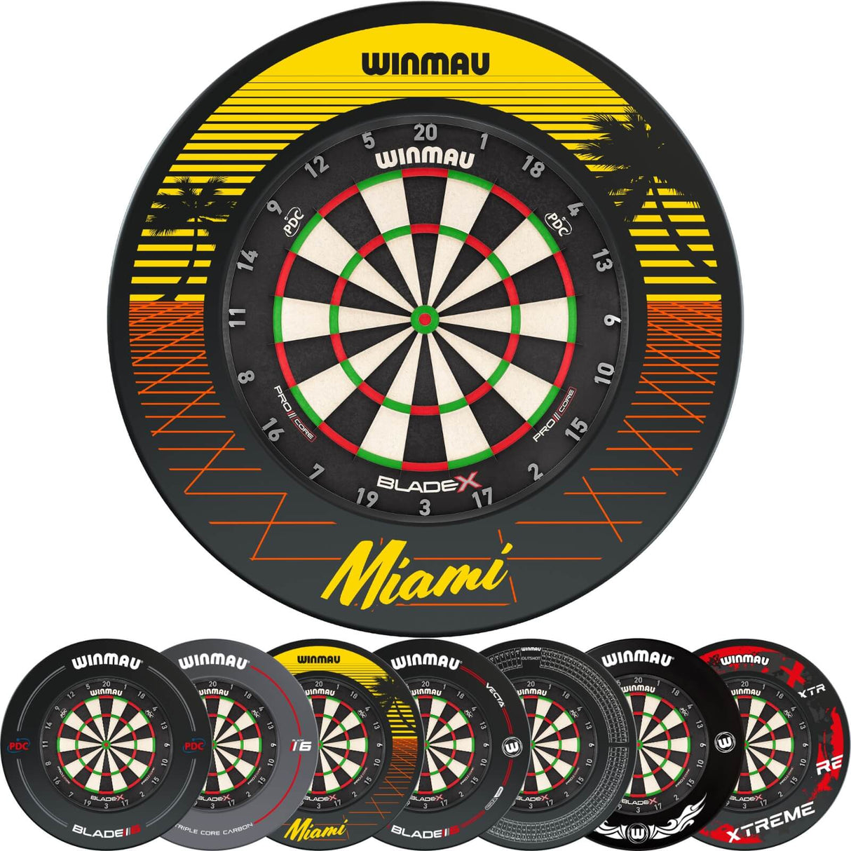 Winmau - Blade X Dartboard & Surround Bundle -