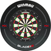 Winmau - Blade X Dartboard & Surround Bundle - Black PDC