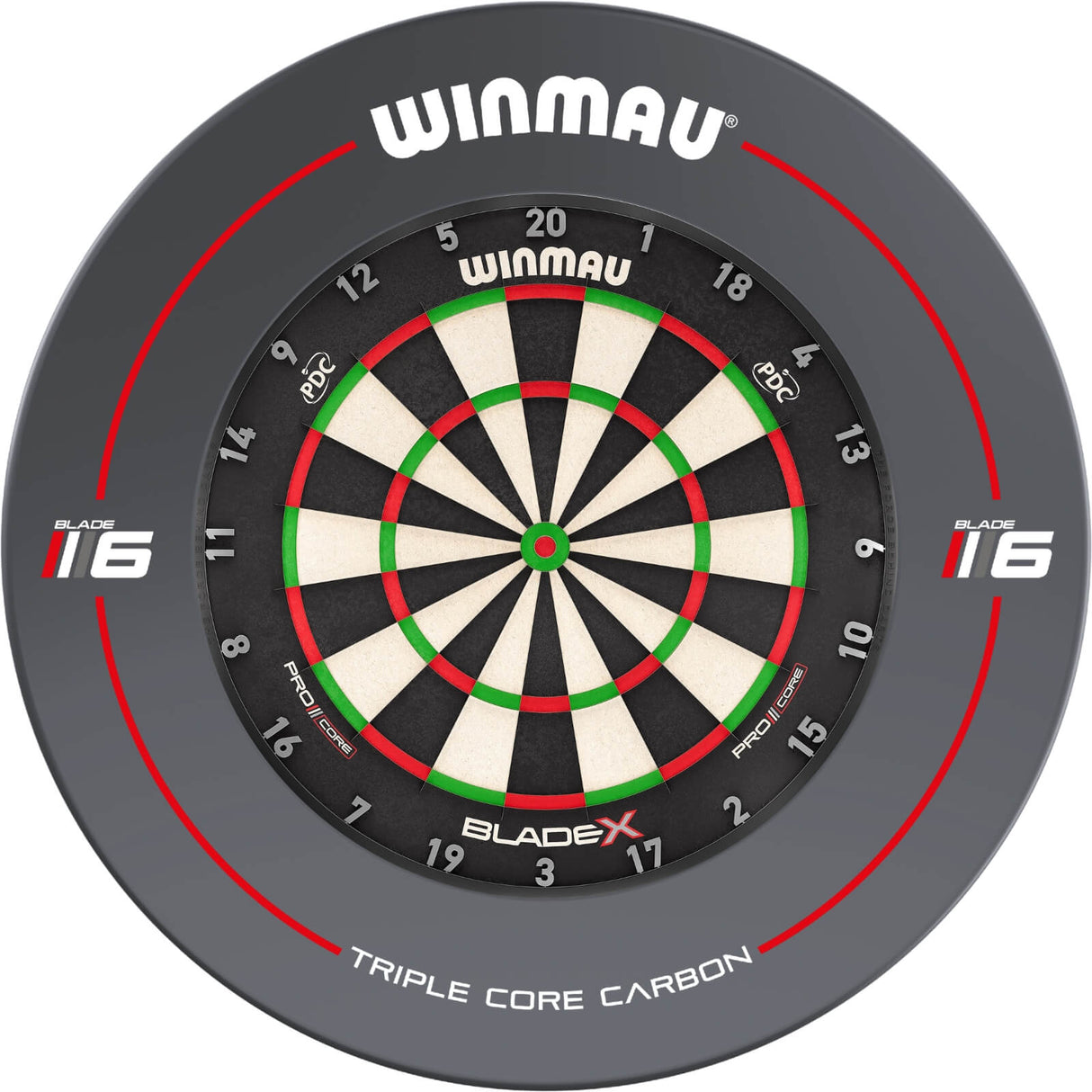 Winmau - Blade X Dartboard & Surround Bundle - Blade 6
