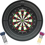 Winmau - Blade X Dartboard & Surround Ready to Play Bundle - Outshot