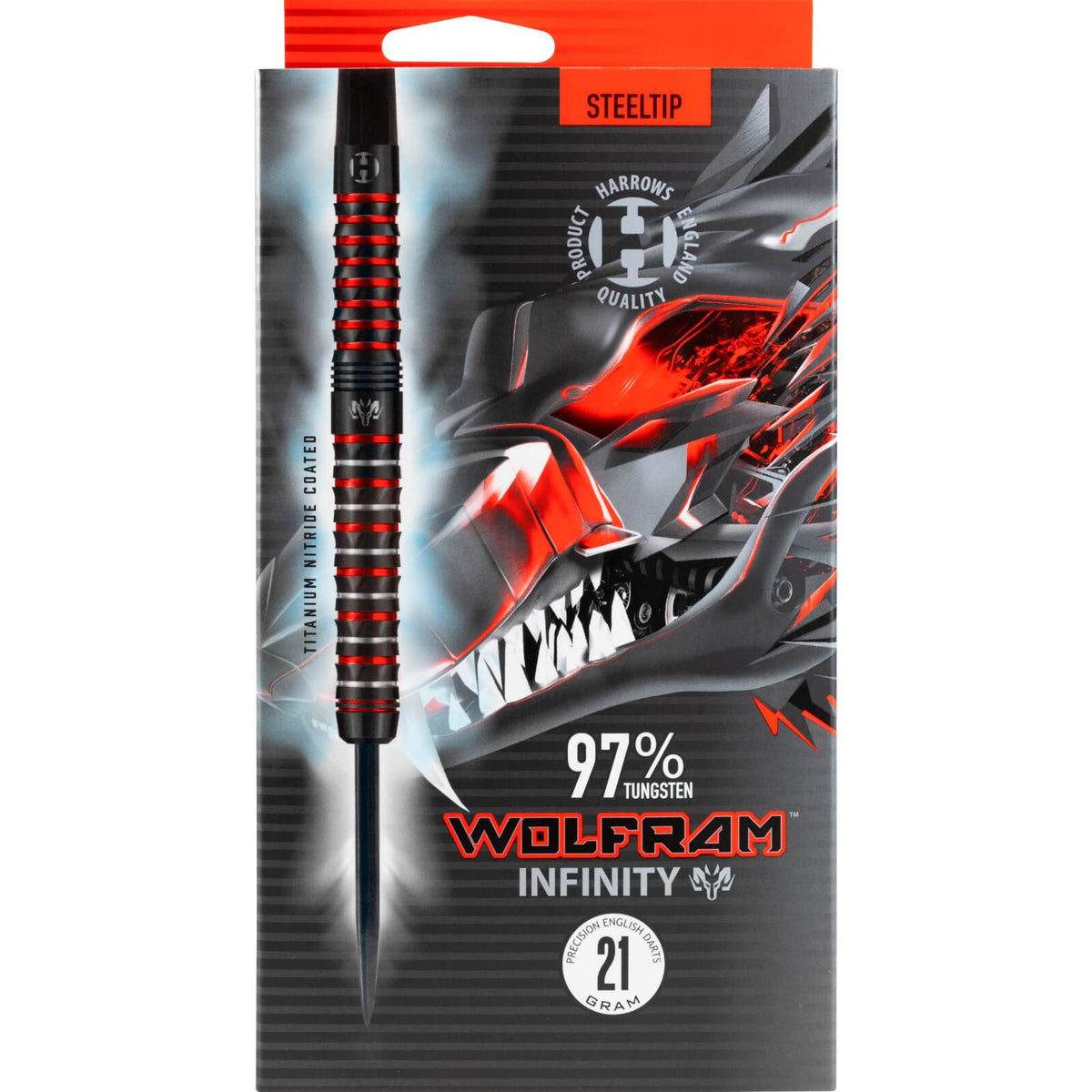 Darts - Harrows - Wolfram Infinity Darts - Steel Tip - 97% Tungsten - 21g 22g 23g 24g 25g 26g 