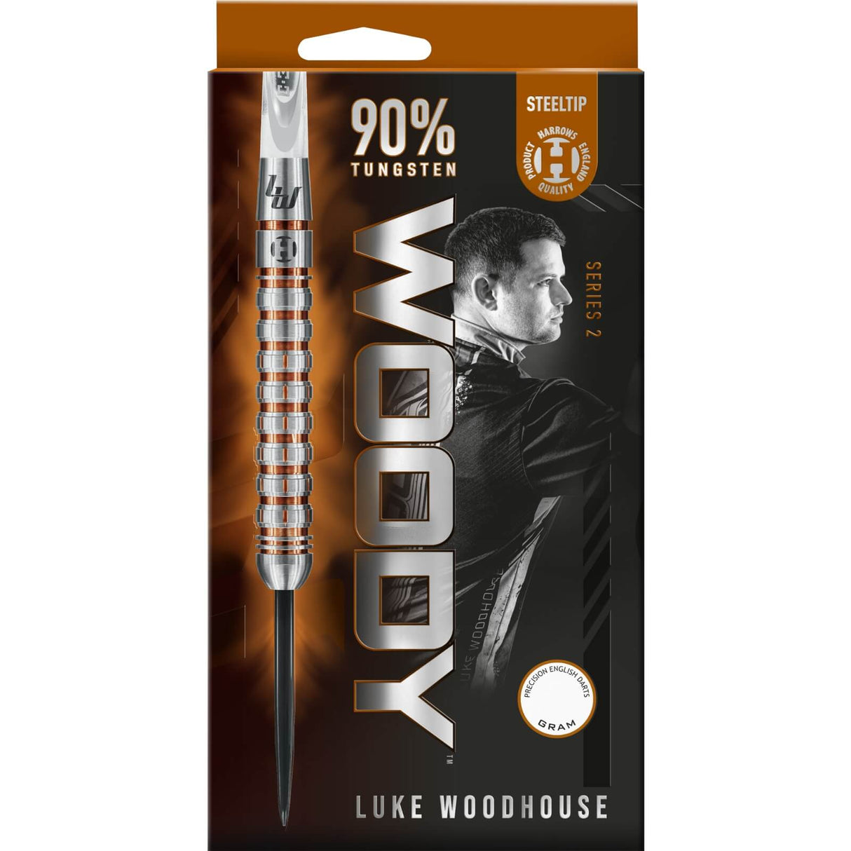 Harrows - Luke Woodhouse Series 2 Darts - 90% Tungsten - 21g 23g 25g -