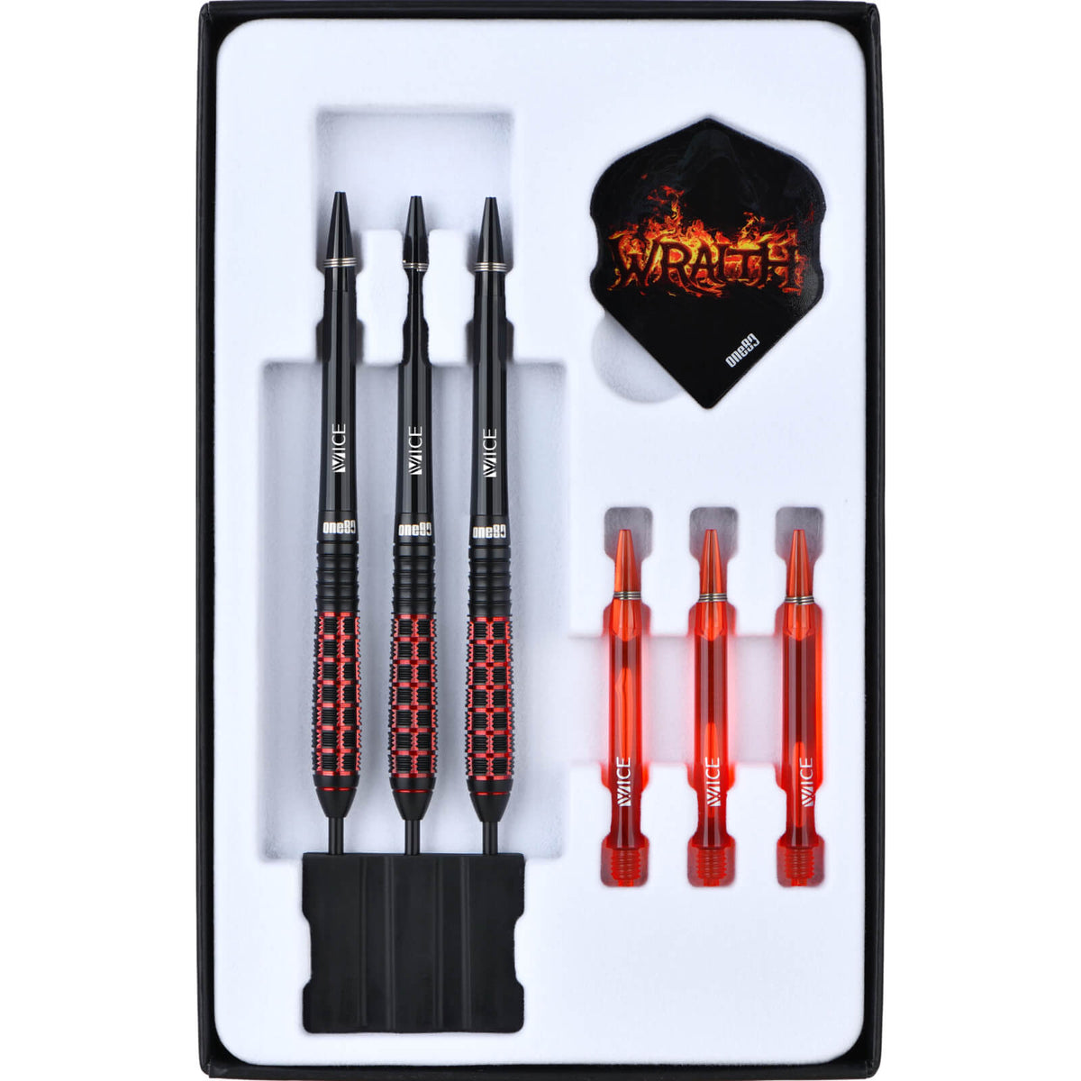 Darts - One80 - Wraith W1 Darts - Steel Tip - 90% Tungsten - 23g 25g