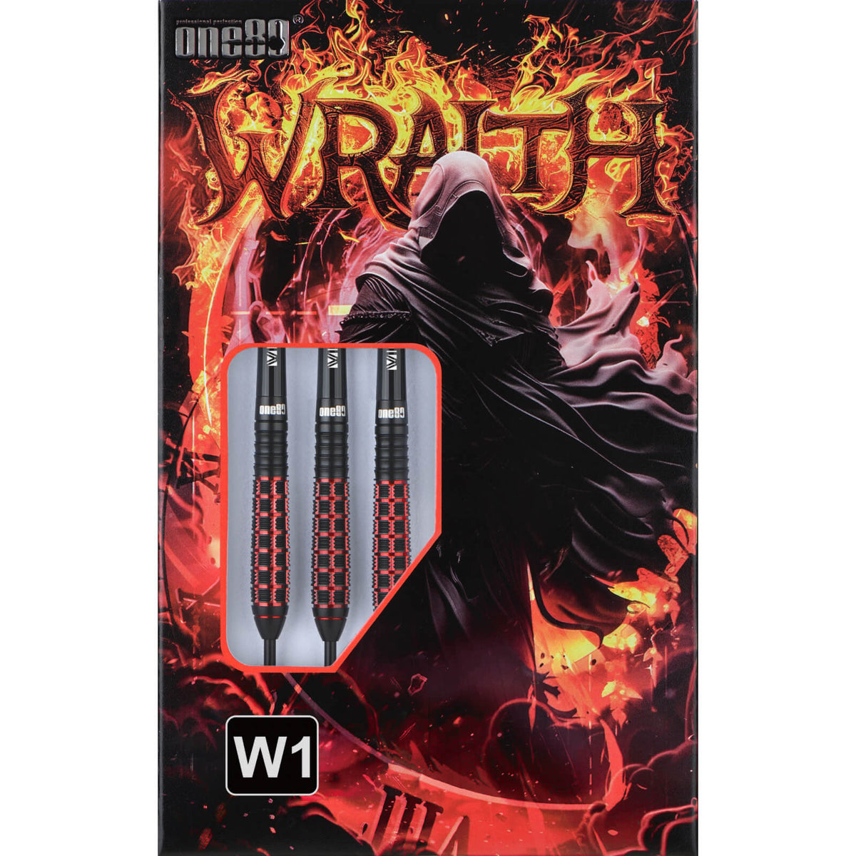 Darts - One80 - Wraith W1 Darts - Steel Tip - 90% Tungsten - 23g 25g