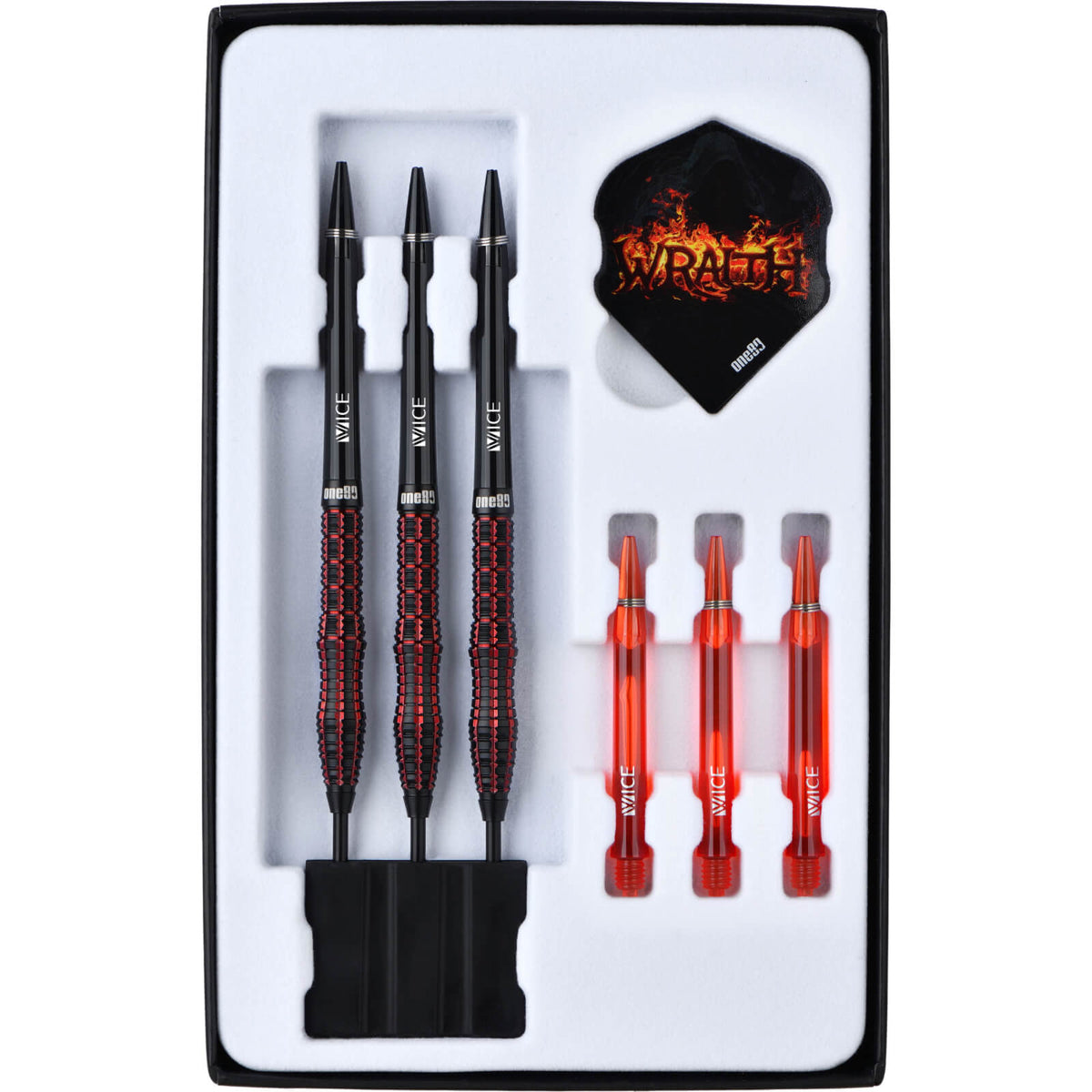 Darts - One80 - Wraith W2 Darts - Steel Tip - 90% Tungsten - 22g 24g