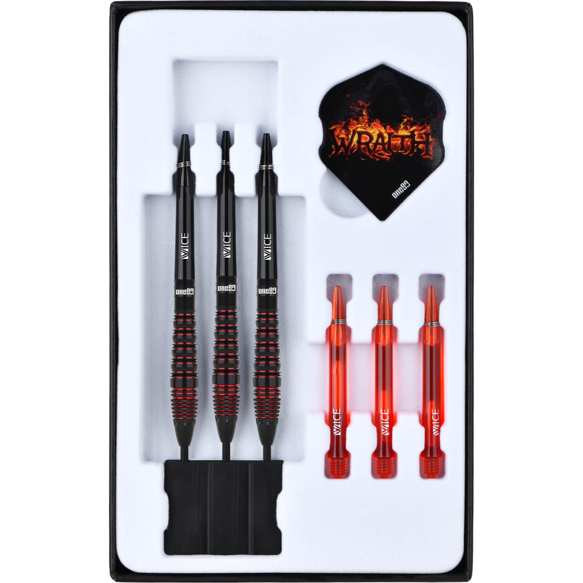 Darts - One80 - Wraith W4 Darts - Steel Tip - 90% Tungsten - 22g 24g