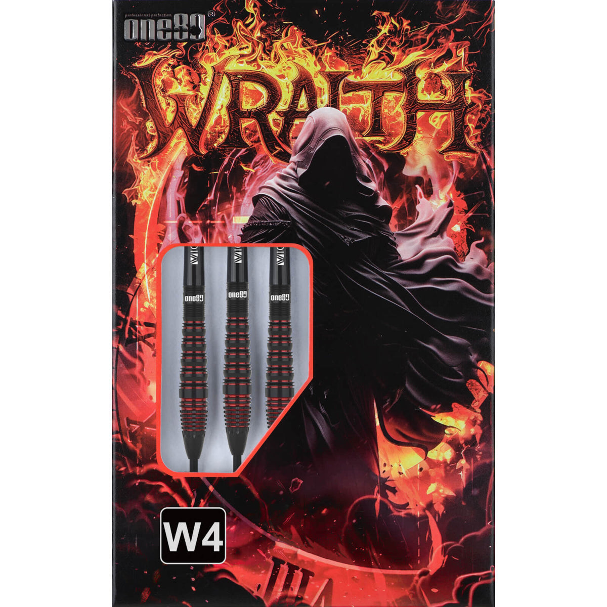 Darts - One80 - Wraith W4 Darts - Steel Tip - 90% Tungsten - 22g 24g