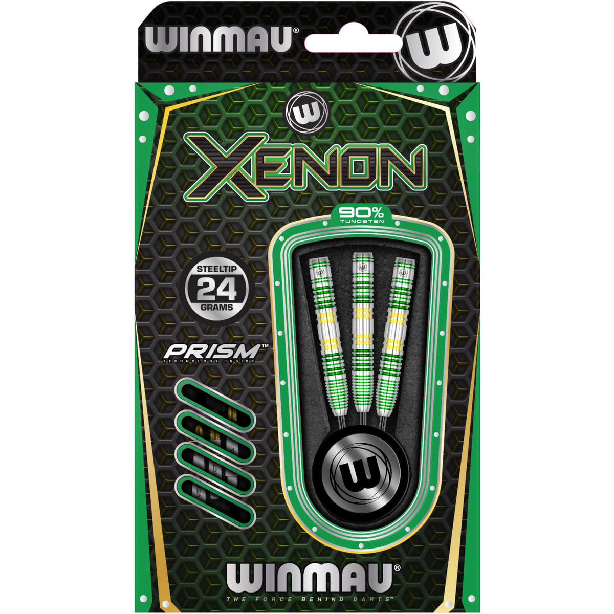 Darts - Winmau - Xenon Darts - Steel Tip - 90% Tungsten - 23g 24g 25g