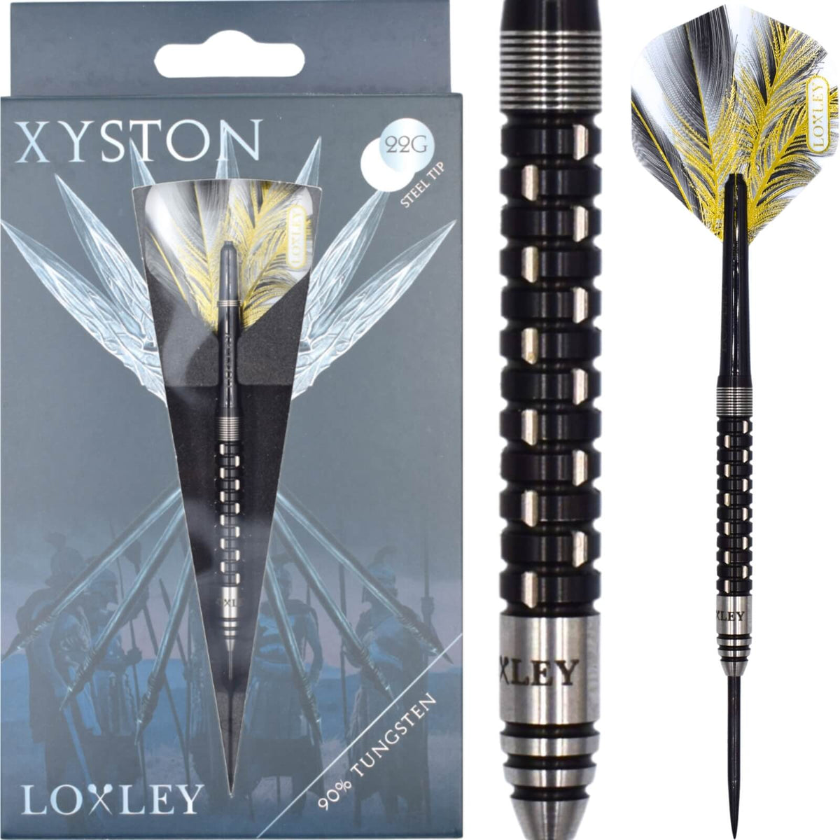 Loxley - Xyston Darts - Steel Tip - 90% Tungsten - 22g 24g