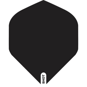 Shot - Coloured - Big Wing Dart Flights - Black
