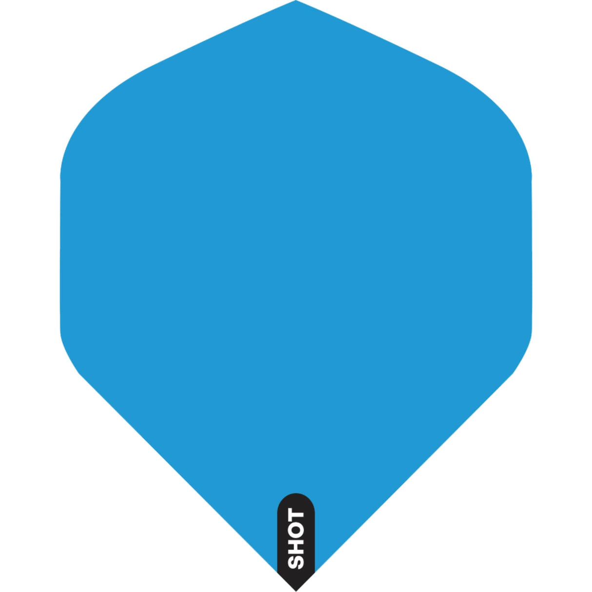 Shot - Coloured - Big Wing Dart Flights - Blue