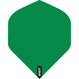 Shot - Coloured - Big Wing Dart Flights - Green