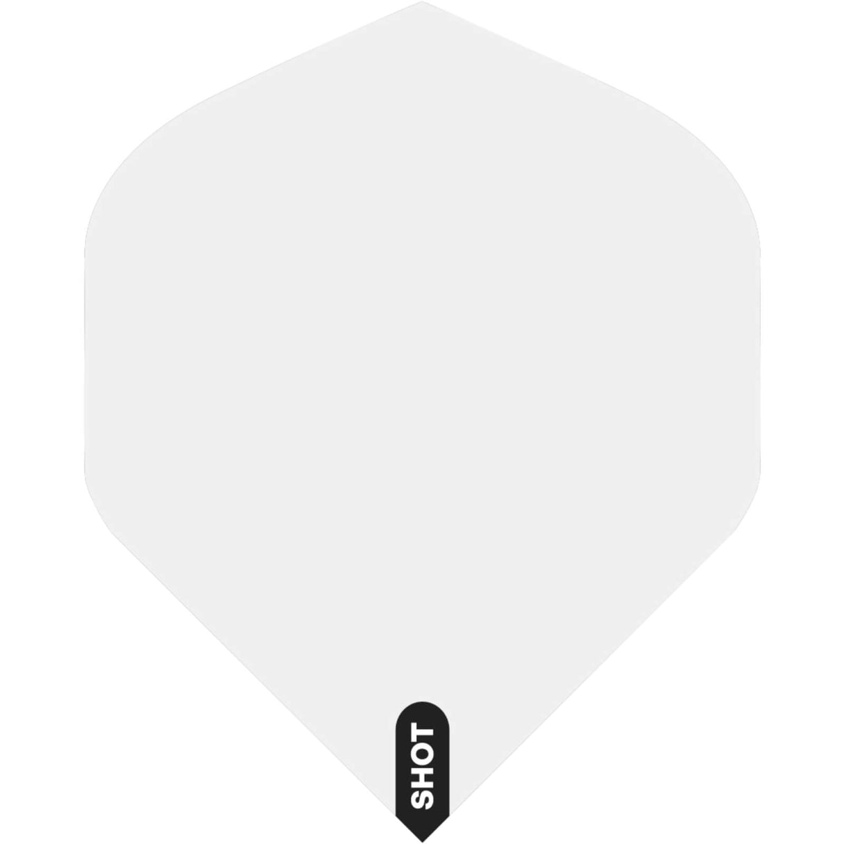 Shot - Coloured - Big Wing Dart Flights - White