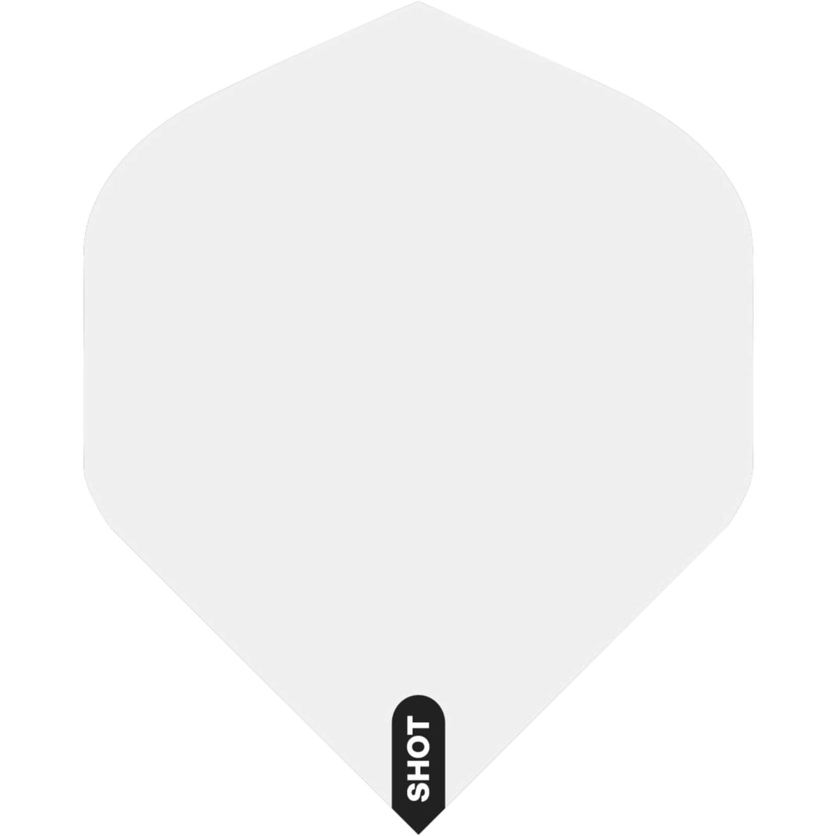 Dart Flights - Shot - Coloured - Big Wing Dart Flights White