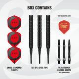 Shot - Zen Straight Darts - Soft Tip - 90% Tungsten - 20g