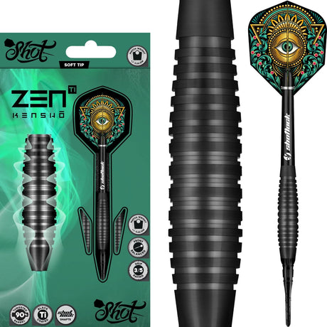 Shot - Zen Kensho Darts - Soft Tip - 90% Tungsten - 18g 20g -