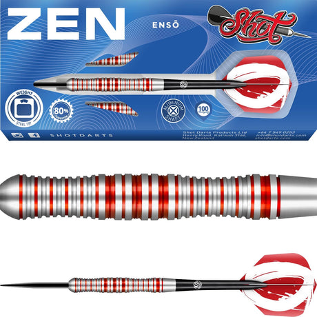 Shot - Zen Enzo Darts - 80% Tungsten - 23g 24g 25g -