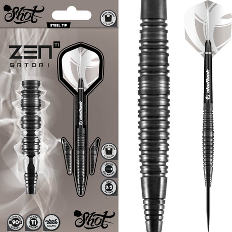Shot - Zen Satori Darts - 90% Tungsten - 23g 24g 25g -