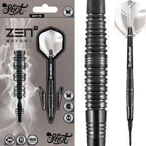 Shot - Zen Satori Darts - Soft Tip - 90% Tungsten - 18g 20g -