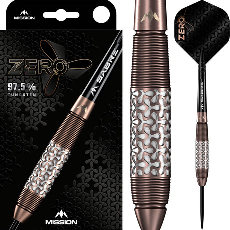 Mission - Zero Darts - 97.5% Tungsten - 24g 26g 28g 30g -
