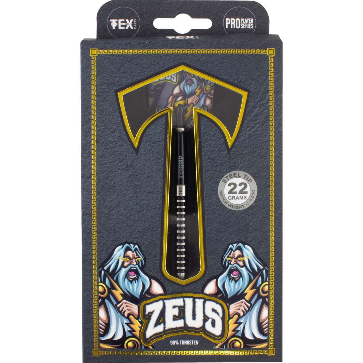 Tex - Zeus Darts - 90% Tungsten - 22g 24g -